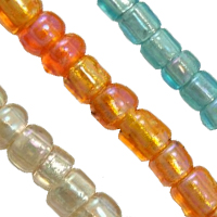 Silverlined S.H.Rainbow Glass Seed Beads