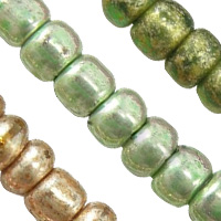 Metallic Glass Seed Beads