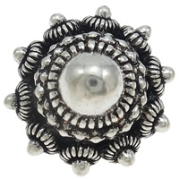 Zinc Alloy Shank Button, Flower, plated Approx [
