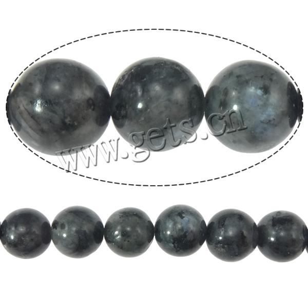 Labradorite Beads, Round, more sizes for choice, Length:15.5 Inch, Sold By Strand