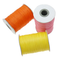 Cordón de algodón encerado, Importado de Corea de Sur, más colores para la opción, 1mm, 5PCs/Grupo, 100Yardpatio/UD, Vendido por Grupo
