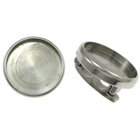Stainless Steel Jewelry Findings, 304 Stainless Steel, Flat Round, original color Approx Inner Approx 14mm 