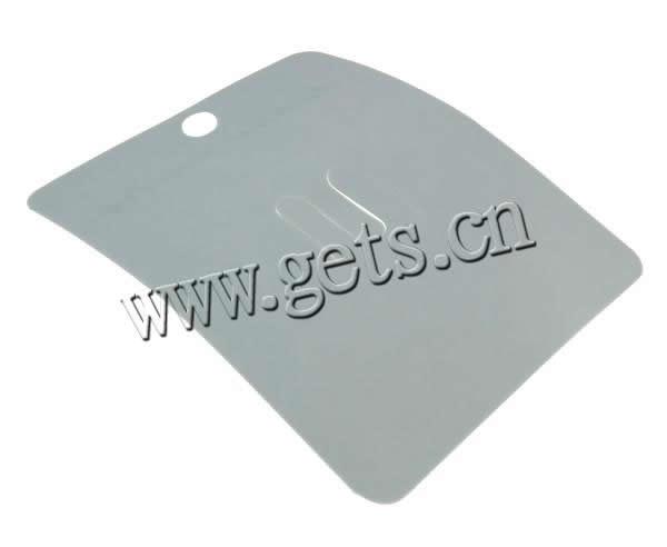 Hair Clip Display Card, Polypropylene(PP), Rectangle, Customized, white, 60x75mm, 1000PCs/Bag, Sold By Bag