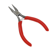 Ferronickel Chain Nose Plier, with Plastic, red, Grade AAA 