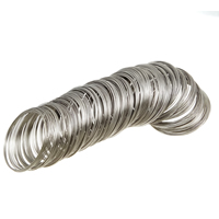 Memory Wire, Tiger Tail Wire, plated 0.5mm,60mm Approx 60mm 