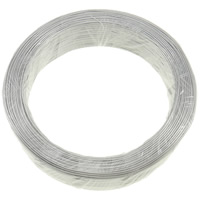 Aluminium Draht, mit bedecktem Gummi & Weitere Größen für Wahl, originale Farbe, frei von Nickel, Blei & Kadmium, 180m/Tasche, verkauft von Tasche