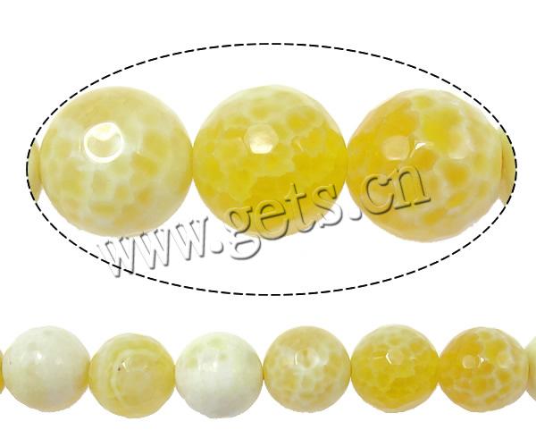 Fire Agate Beads, Round, more sizes for choice & faceted, Hole:Approx 1-1.5mm, Length:Approx 15 Inch, Sold By Strand