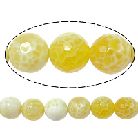 Fire Agate Beads, Round & faceted Approx 1-1.5mm Approx 15 Inch 