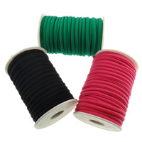 cordón de poliamida, Nylón, con carrete de plástico, elástico, color mixto, 5mm, 20patiospatio/Carrete, Vendido por Carrete