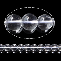 Perles de cristal rondes , normes différentes pour le choix .5 pouce, Vendu par brin