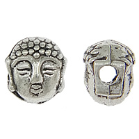 Zinc Alloy Jewelry Beads, Buddha, plated cadmium free Approx 2mm, Approx 