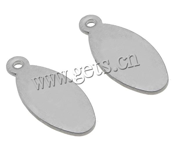 Stainless Steel Extender Chain Drop, 304 Stainless Steel, Flat Oval, original color, 7x15.5x0.8mm, Hole:Approx 1mm, 5000PCs/Bag, Sold By Bag