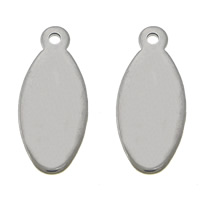 Stainless Steel Extender Chain Drop, 304 Stainless Steel, Flat Oval, original color Approx 1mm 