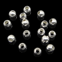 Brass Crimp Beads, Drum, plated, smooth 2.5mm Approx 1.5mm 