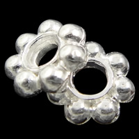 Perles intercalaires en alliage de zinc, fleur, Placage, plus de couleurs à choisir, sans plomb et nickel Environ 2mm Vendu par sac