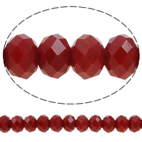Perles de cristal rondelle, facettes faites à la maindécalque, plus de couleurs à choisir Environ 1mm Environ 28 pouce, Environ Vendu par brin