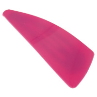 Acrylic Hair Snap Clip, with Iron, Triangle, solid color 