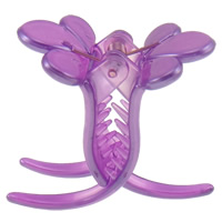 Acrylic Hair Claw Clip, painted, purple 