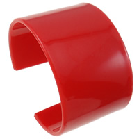 Acrylic Cuff Bangle, painted Approx 7.5 Inch 
