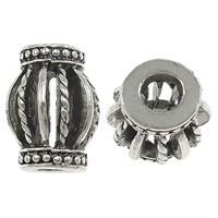 Zinc Alloy Hollow Beads, Lantern, plated nickel, lead & cadmium free Approx 4mm 