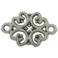 Flower Zinc Alloy Connector, plated, 1/1 loop nickel, lead & cadmium free Approx 1.5mm, Approx 