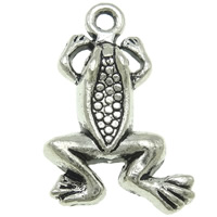 Zinc Alloy Animal Pendants, Frog, plated nickel, lead & cadmium free Approx 2mm, Approx 
