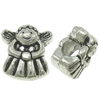 Zinc Alloy European Beads, Angel, plated, without troll nickel, lead & cadmium free Approx 5mm, Approx 