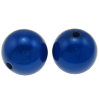 Miracle Acrylic Beads, Round, painted 22mm Approx 3mm, Approx 