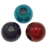 Perles Miracle acryliques, Acrylique, Rond, peinture, plus de couleurs à choisir, 4mm Environ 1mm, Environ Vendu par sac