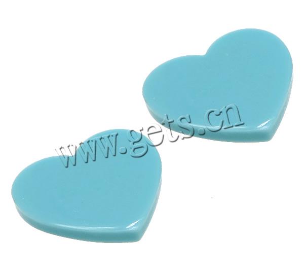 Plastic Cabochon, Heart, Customized & more sizes for choice & flat back, light blue, Sold By PC