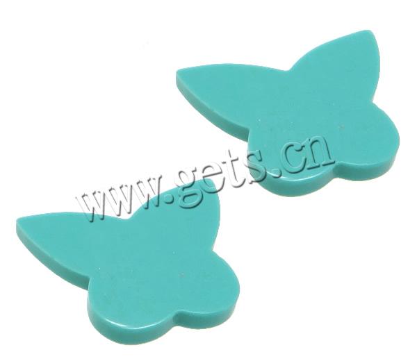 Plastic Cabochon, Butterfly, Customized & more sizes for choice & flat back, skyblue, Sold By PC