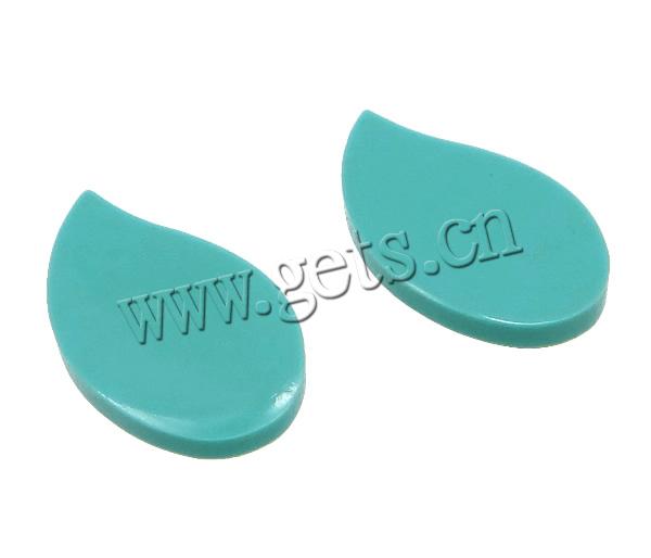 Plastic Cabochon, Teardrop, Customized & more sizes for choice & flat back, skyblue, Sold By PC
