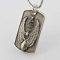 Stainless Steel Pendants, 316L Stainless Steel, Rectangle, blacken Approx 3-5mm 