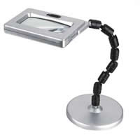 ABS Plastic Magnifier, with Glass, magnify 5 times & LED Inner Approx 