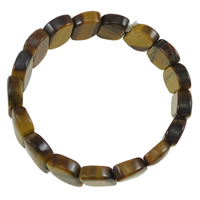 Tiger Eye Stone Bracelets, with Elastic Thread Approx 7.5 Inch 