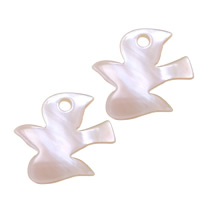 Pink Shell Pendants, Dove, natural Approx 2.8mm 