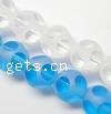 Round Crystal Beads, frosted 10mm Inch 