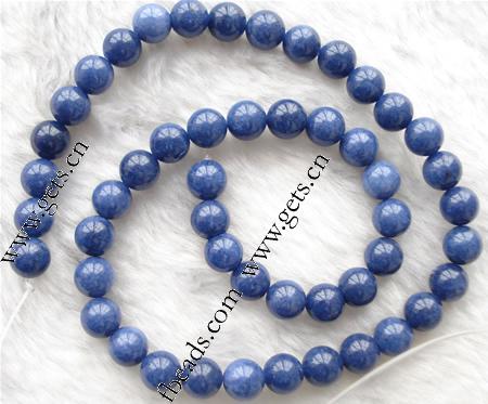 Gefärbte Jade Perlen, gefärbter Marmor, rund, verschiedene Größen vorhanden, keine, Länge:15 ZollInch, verkauft von Strang