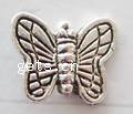 Zinc Alloy Animal Beads, Butterfly, plated 