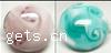 Handmade Lampwork Beads, Flat round, 26x9mm, Sold by PC