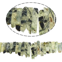 Rutilated Quartz Beads, Chips, natural, 17-67mm Approx 1.5mm Approx 15.7 Inch, Approx 