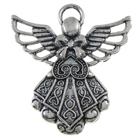 Character Shaped Zinc Alloy Pendants, Angel, plated nickel, lead & cadmium free Approx Approx 