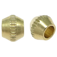 Brass Jewelry Beads, Bicone, plated Approx 2.5mm 