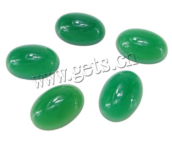 Agate Cabochon, Green Agate, Oval, more sizes for choice, Sold By PC