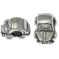Troll Thailand Sterling Silver European Beads, Car, with troll Approx 4.5mm 