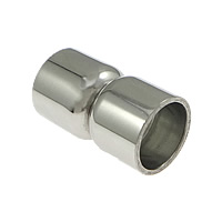 304 Stainless Steel Magnetic Clasp, Column, original color Inner Approx 10mm 