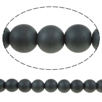 Non Magnetic Hematite Beads, Round & Customized, black Approx 1.5mm Approx 15.7 Inch 
