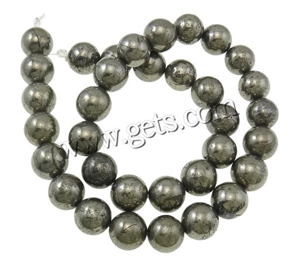 Non Magnetic Hematite Beads, Round, plumbum black color plated, different size for choice, Hole:Approx 1mm, Length:Approx 15.7 Inch, Sold By Strand