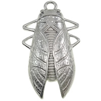 Zinc Alloy Animal Pendants, Cicada, plated Approx 4mm, Approx 