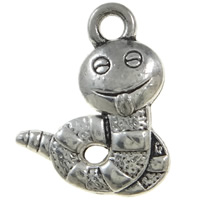 Zinc Alloy Animal Pendants, Snake, plated Approx 2mm, Approx 